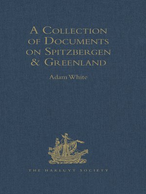 cover image of A Collection of Documents on Spitzbergen and Greenland